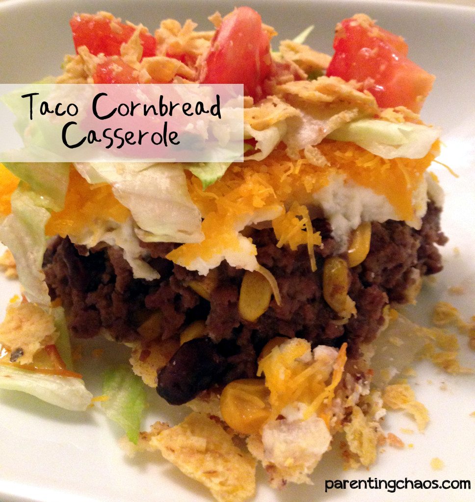 Cornbread Taco Casserole