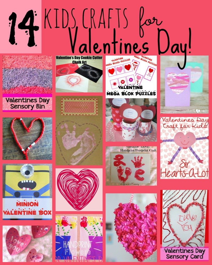 14 Kids Crafts for Valentines Day!