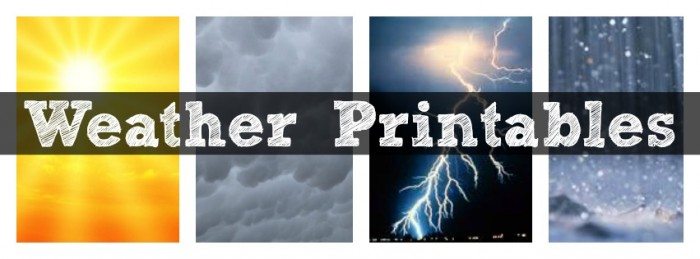 Weather Printables 